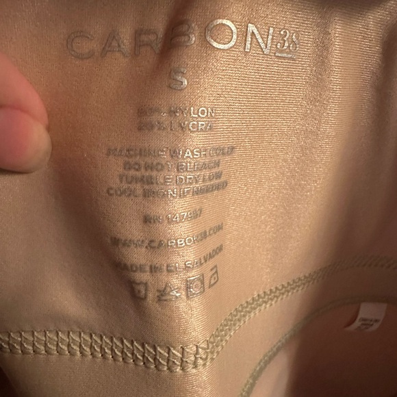 Carbon38 High Rise 7/8 Legging in Takara Shine - Picture 3 of 4